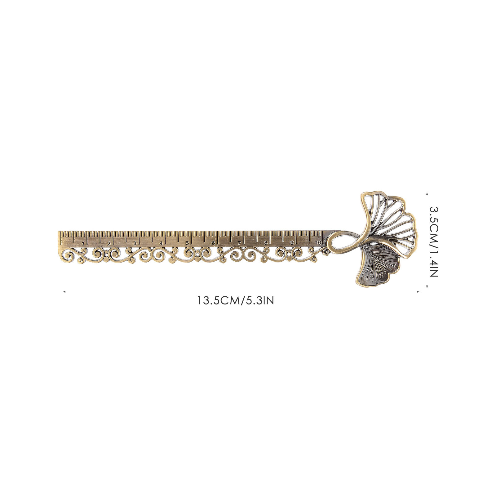 Metal Hollow Ginkgo Bookmark R - Stationery Books ulasan dan harga