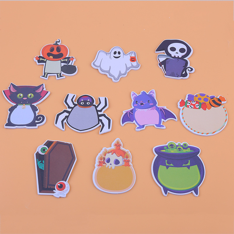 200Pages Halloween Theme Memo  - Stationery Books ulasan dan harga