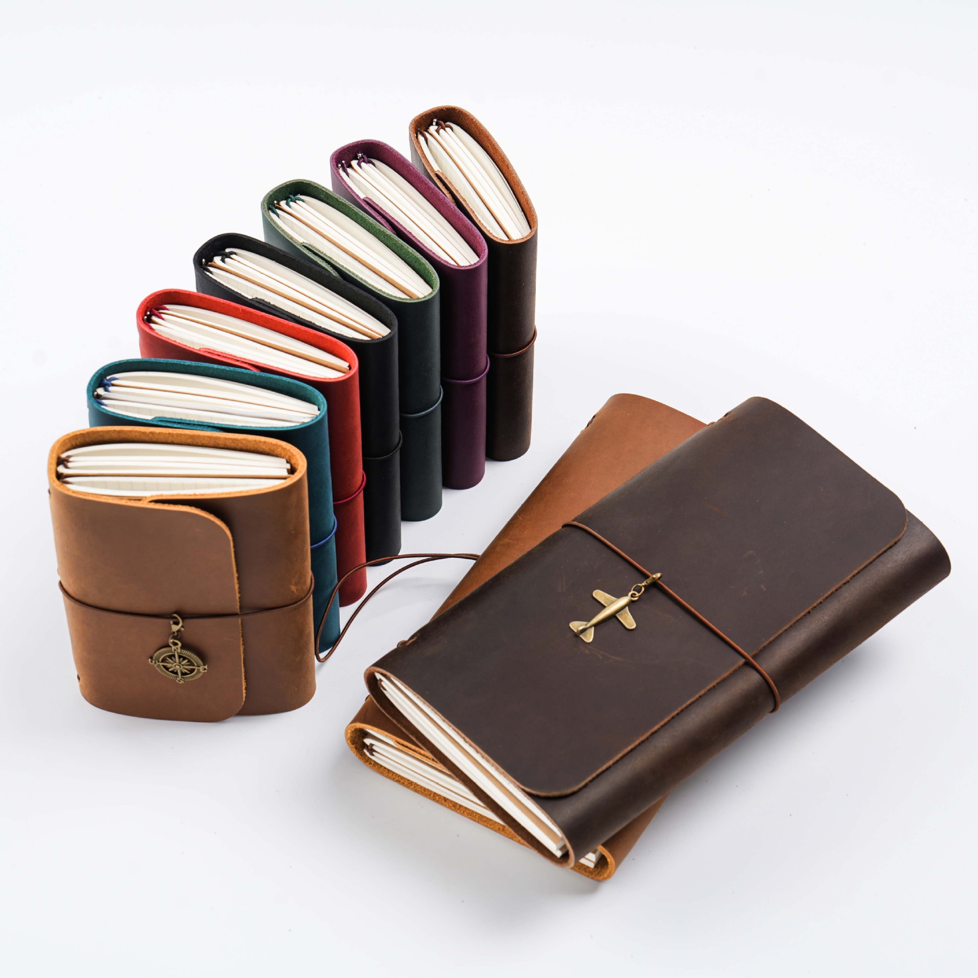 New Arrival Triple Fold TN Tra - Vintage Leather Journal Notebook ulasan dan harga