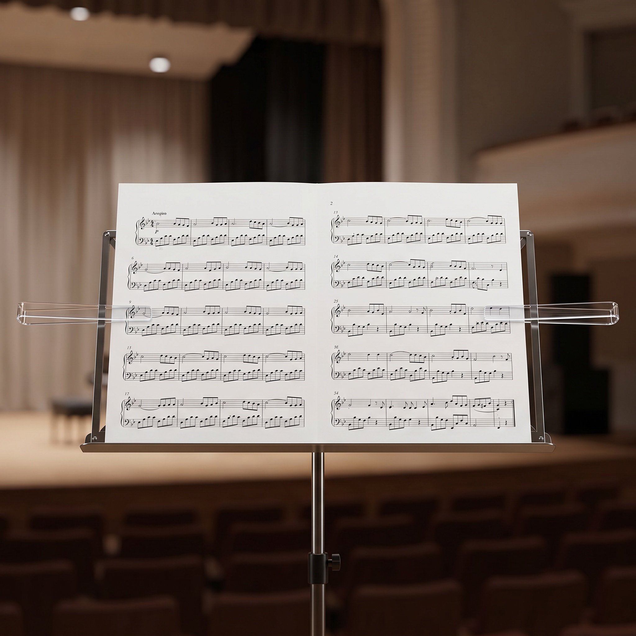 6 Pairs Music Book Page Holder - Clear Acrylic Book Stand Holder ulasan dan harga