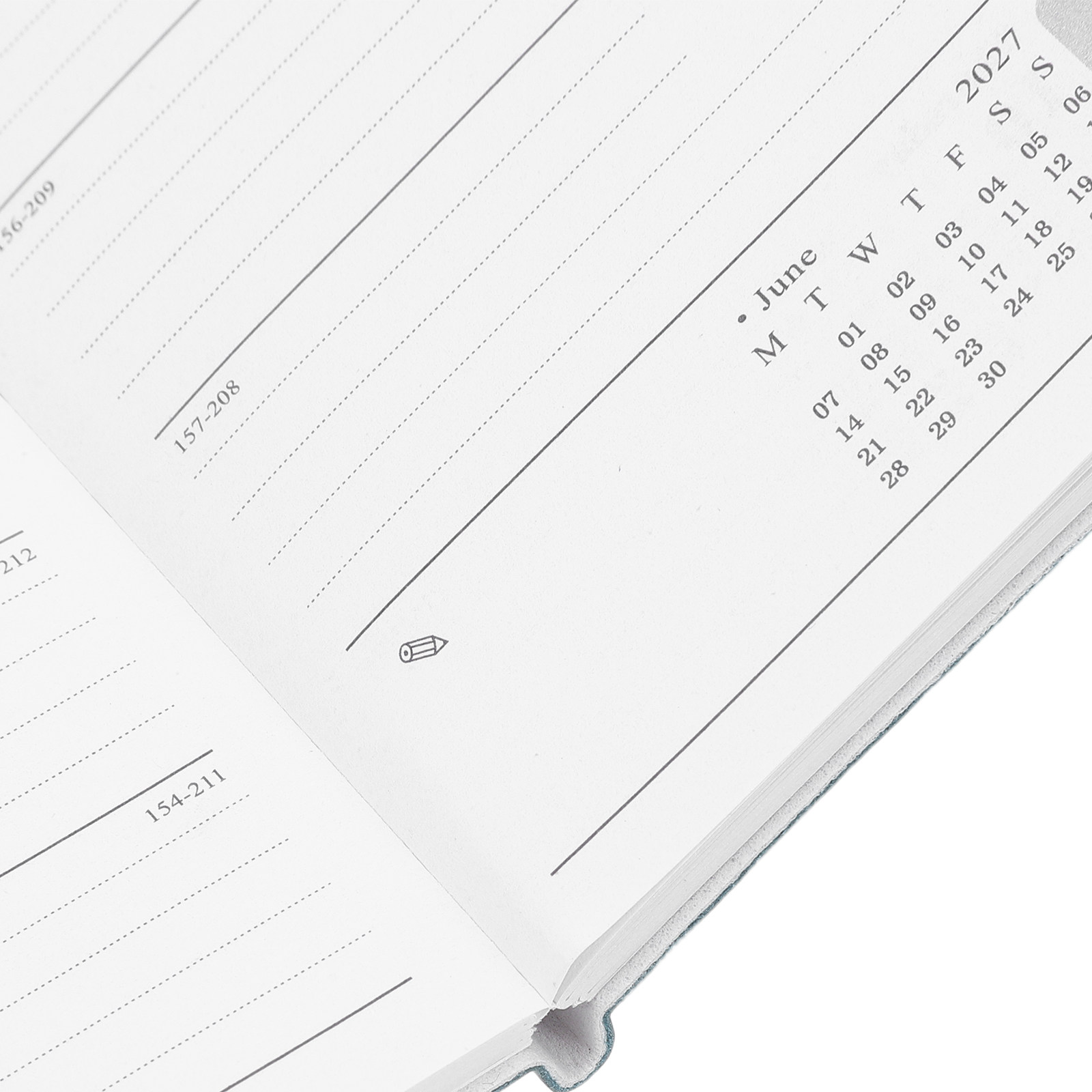 2027 Functional Planner Notebo - A5 Spiral Dotted Grid Notebook ulasan dan harga
