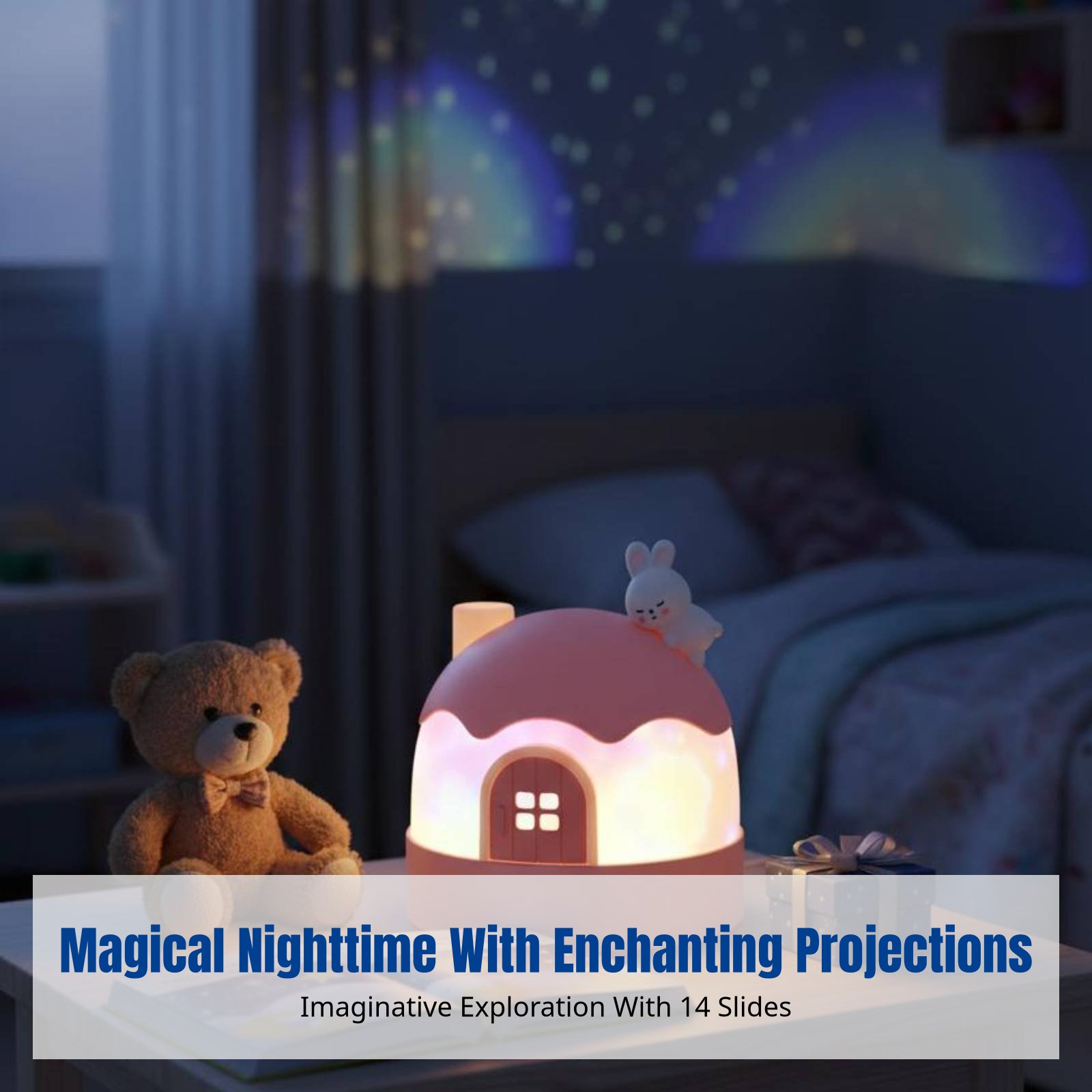 Cartoon Bunny Star Projector,  - Music ulasan dan harga