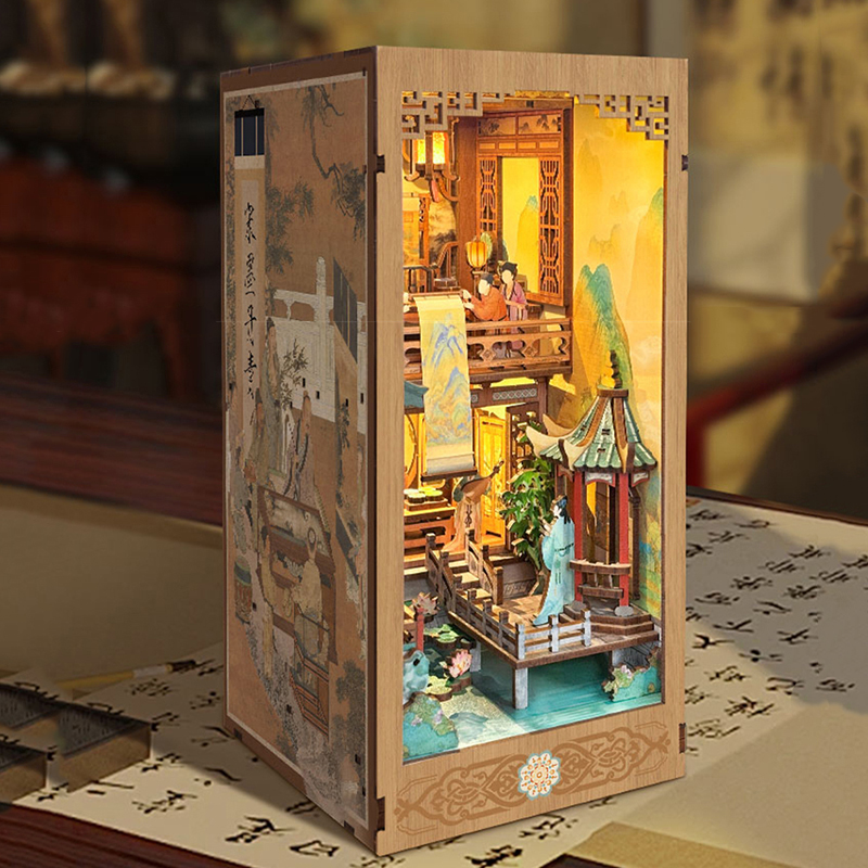 DIY Wooden Book Nook Shelf Ins - Diy Wooden Book Nook Kit Shelf Insert ulasan dan harga