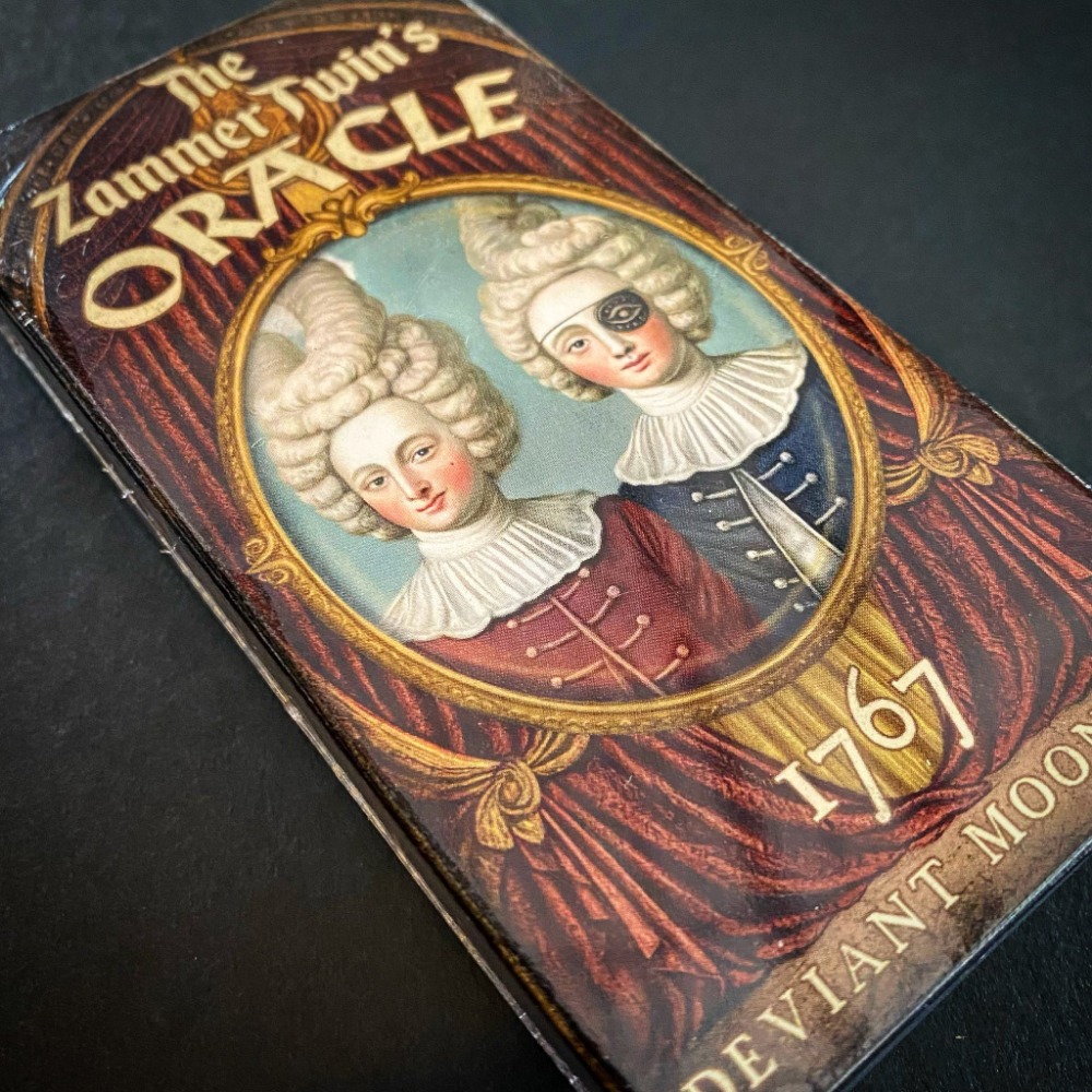 6*12cm The Zammer Twins 1st Ed - Tarot Deck With Guidebook ulasan dan harga