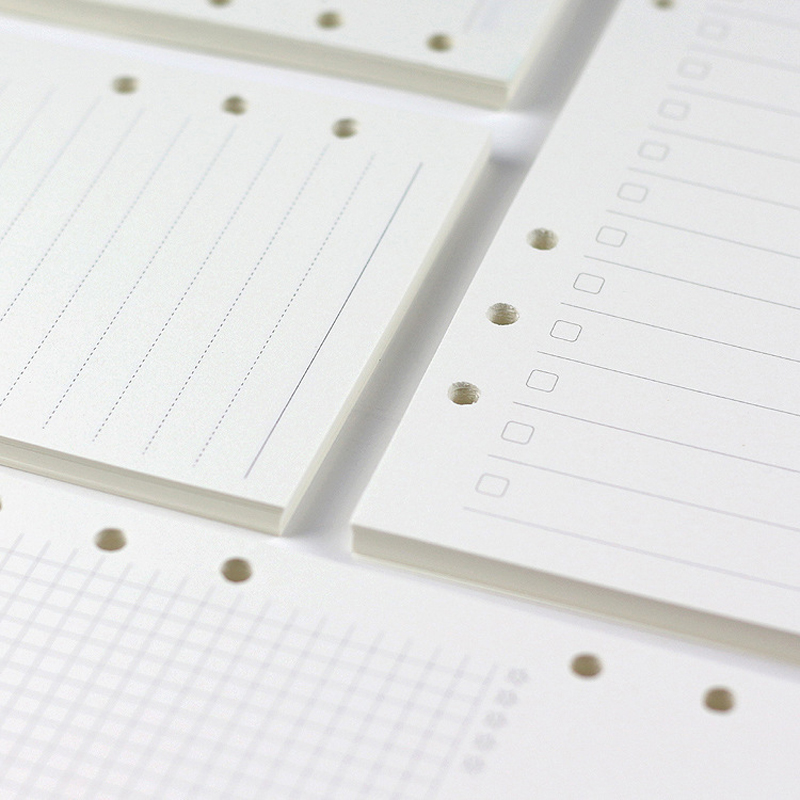 A5 A6A7 45 Sheets Loose Leaf N - A5 Spiral Dotted Grid Notebook ulasan dan harga
