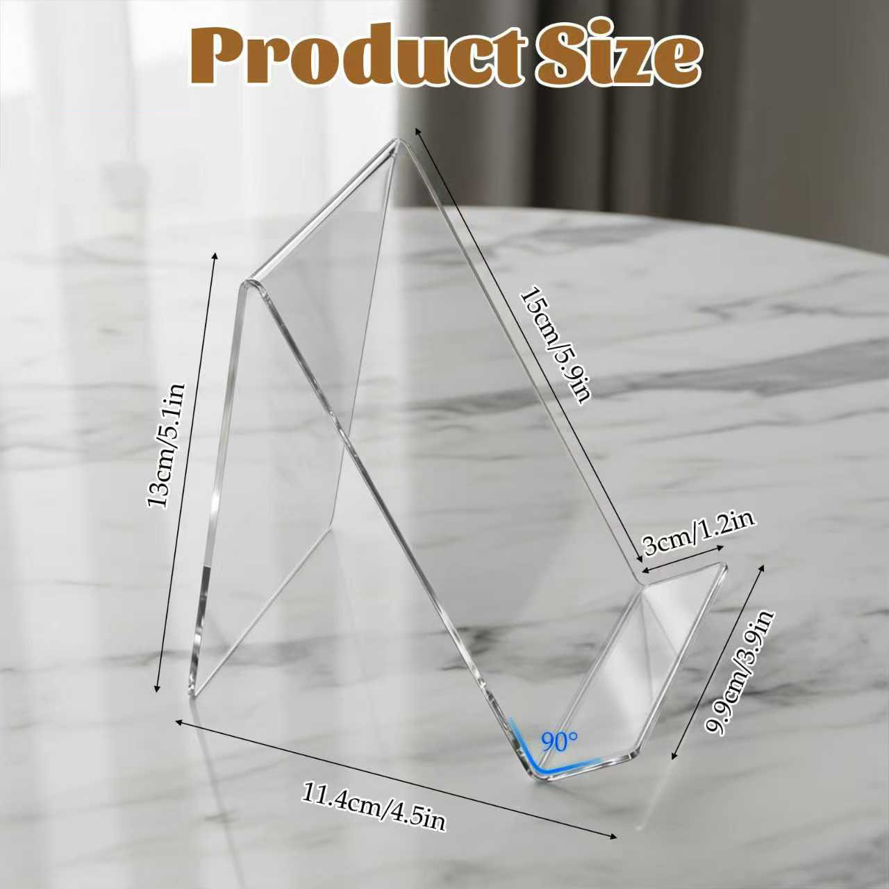 12 Pack Acrylic Book Stand,  C - Clear Acrylic Book Stand Holder ulasan dan harga