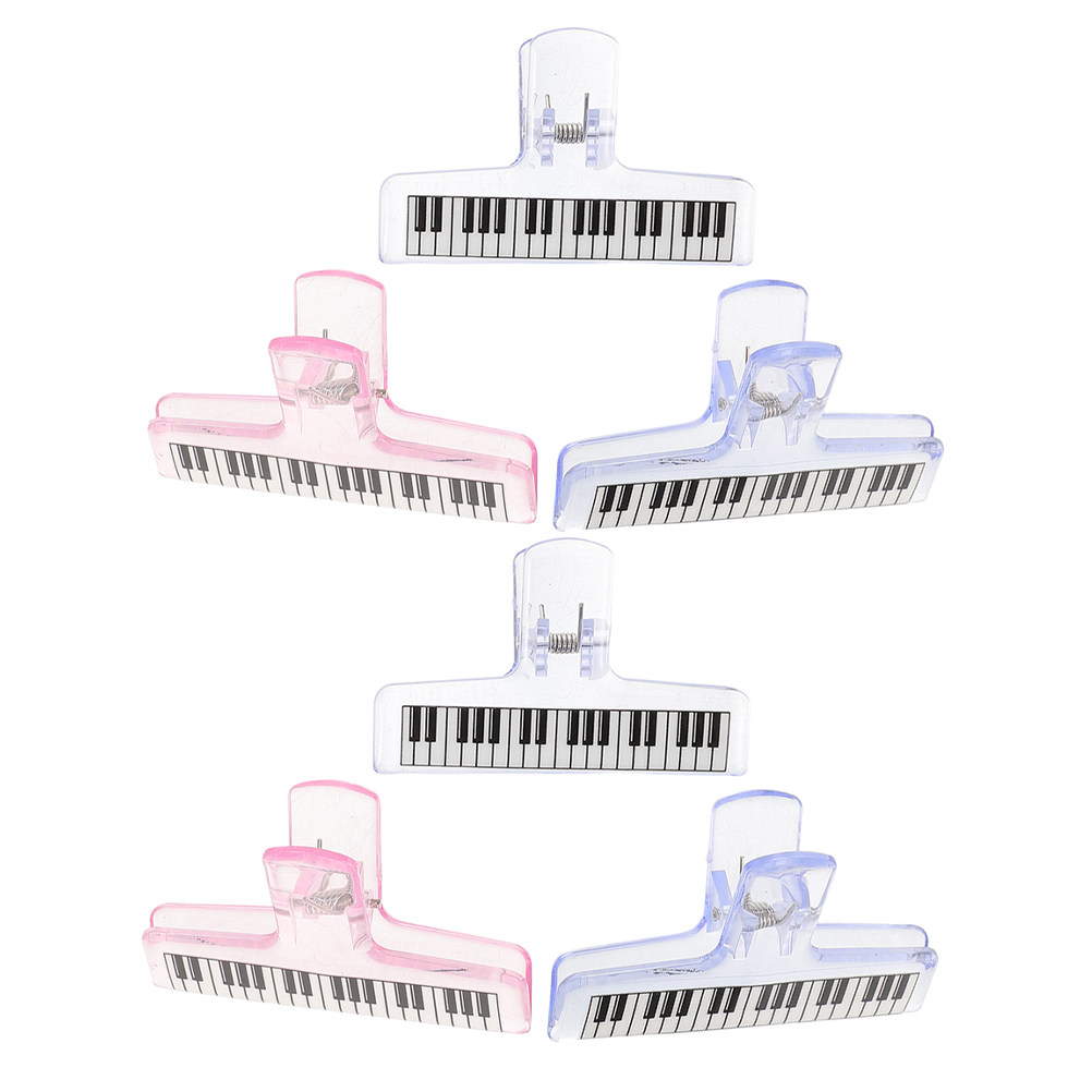 6Pcs Music Stand Clips Clear A - Clear Acrylic Book Stand Holder ulasan dan harga