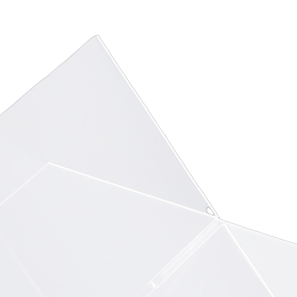 1set X-Shaped Design Acrylic B - Clear Acrylic Book Stand Holder ulasan dan harga