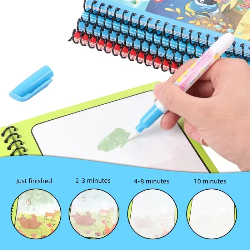 1pc Reusable Water Drawing Boo - Reusable Water Magic Coloring Book ulasan dan harga
