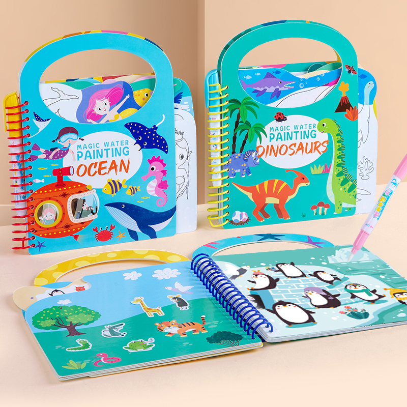 Magic Water Drawing Book for K - Reusable Water Magic Coloring Book ulasan dan harga