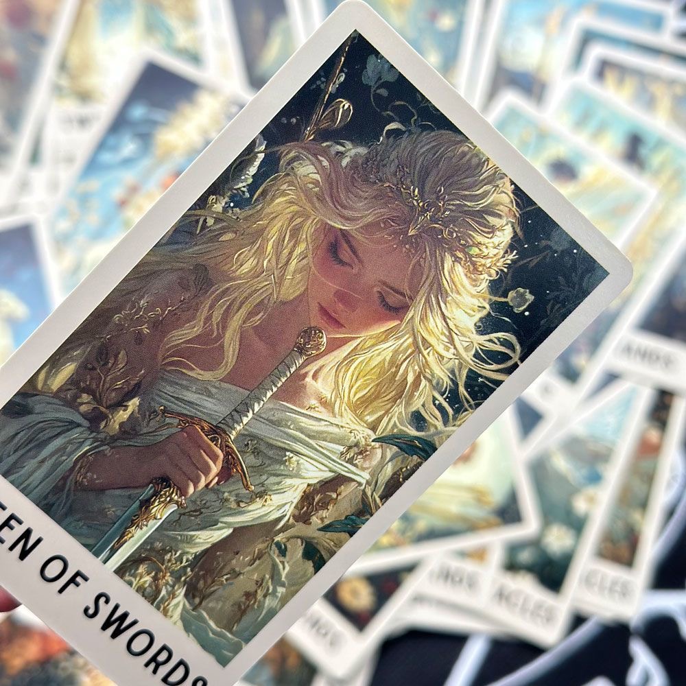 78 Enigmatic Bloom Tarot Cards - Tarot Deck With Guidebook ulasan dan harga