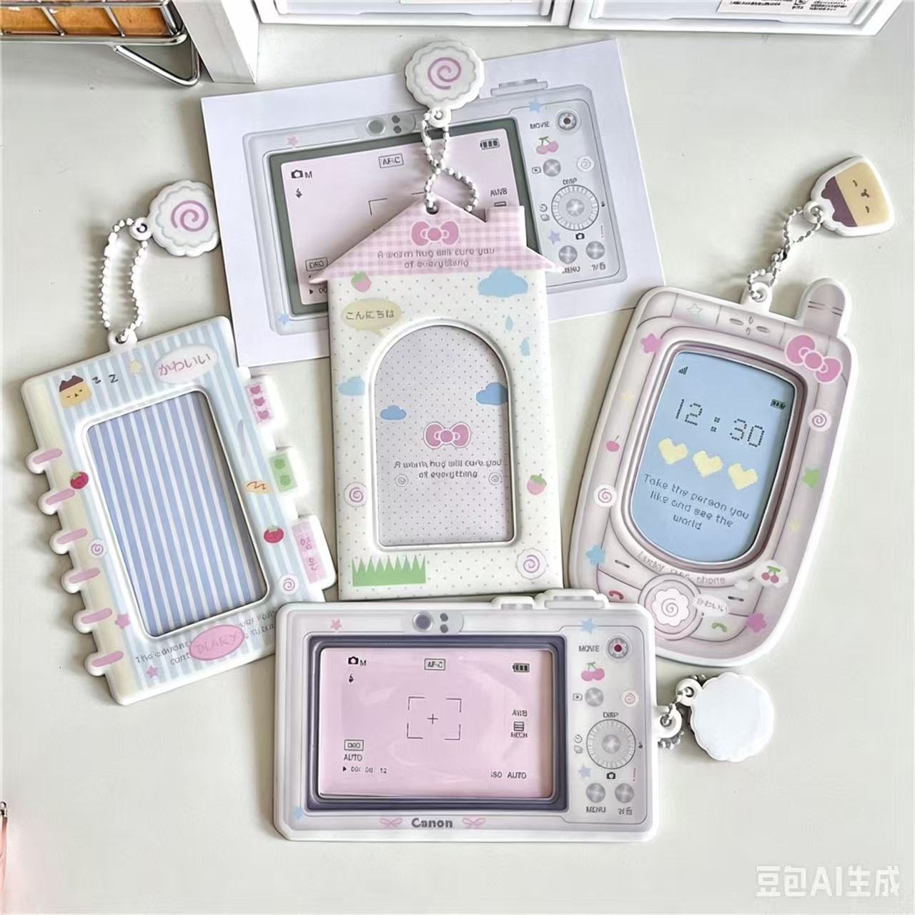 1PC Cartoon Kpop Photocard Hol - Kpop Photo Card Binder 3 Inch ulasan dan harga