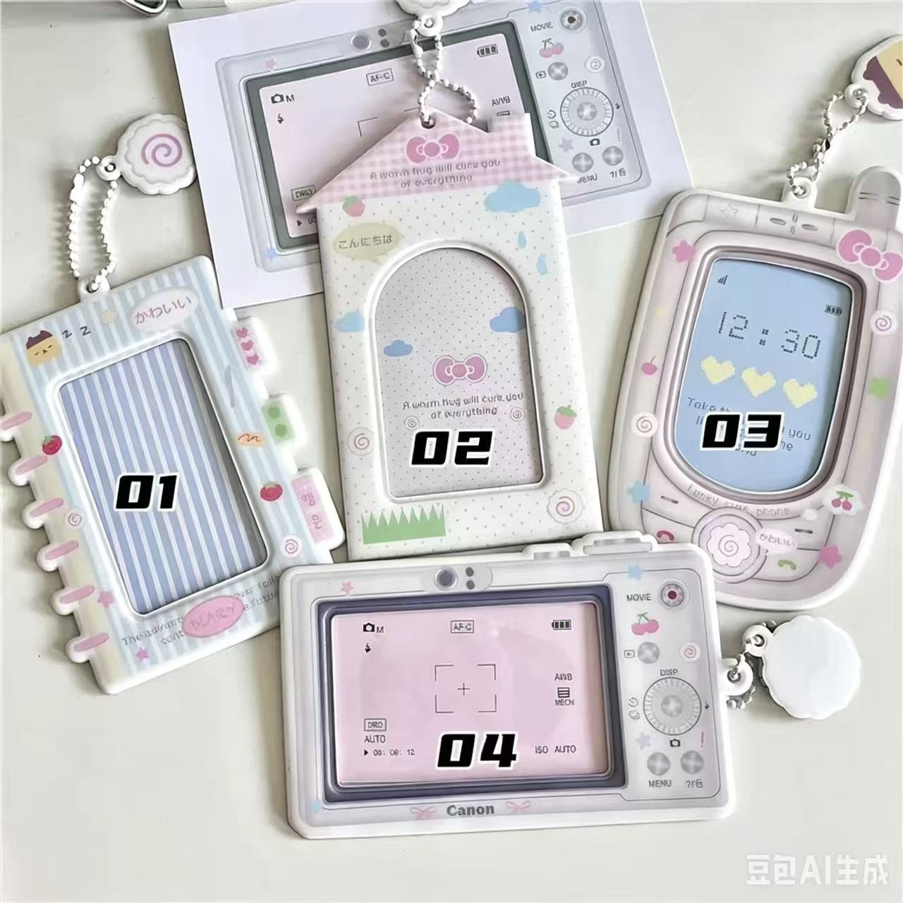 1PC Cartoon Kpop Photocard Hol - Kpop Photo Card Binder 3 Inch ulasan dan harga