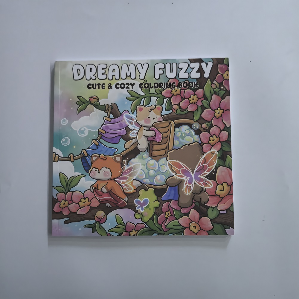 Dreamy Fuzzy Cute & Cozy Color - Adult Coloring Book Stress Relief ulasan dan harga