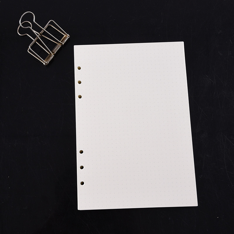 A5 A6 A7 Black Craft White  Lo - A5 Spiral Dotted Grid Notebook ulasan dan harga