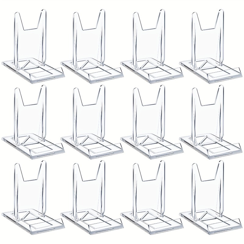 12pcs 5/ Clear Acrylic Display - Clear Acrylic Book Stand Holder ulasan dan harga