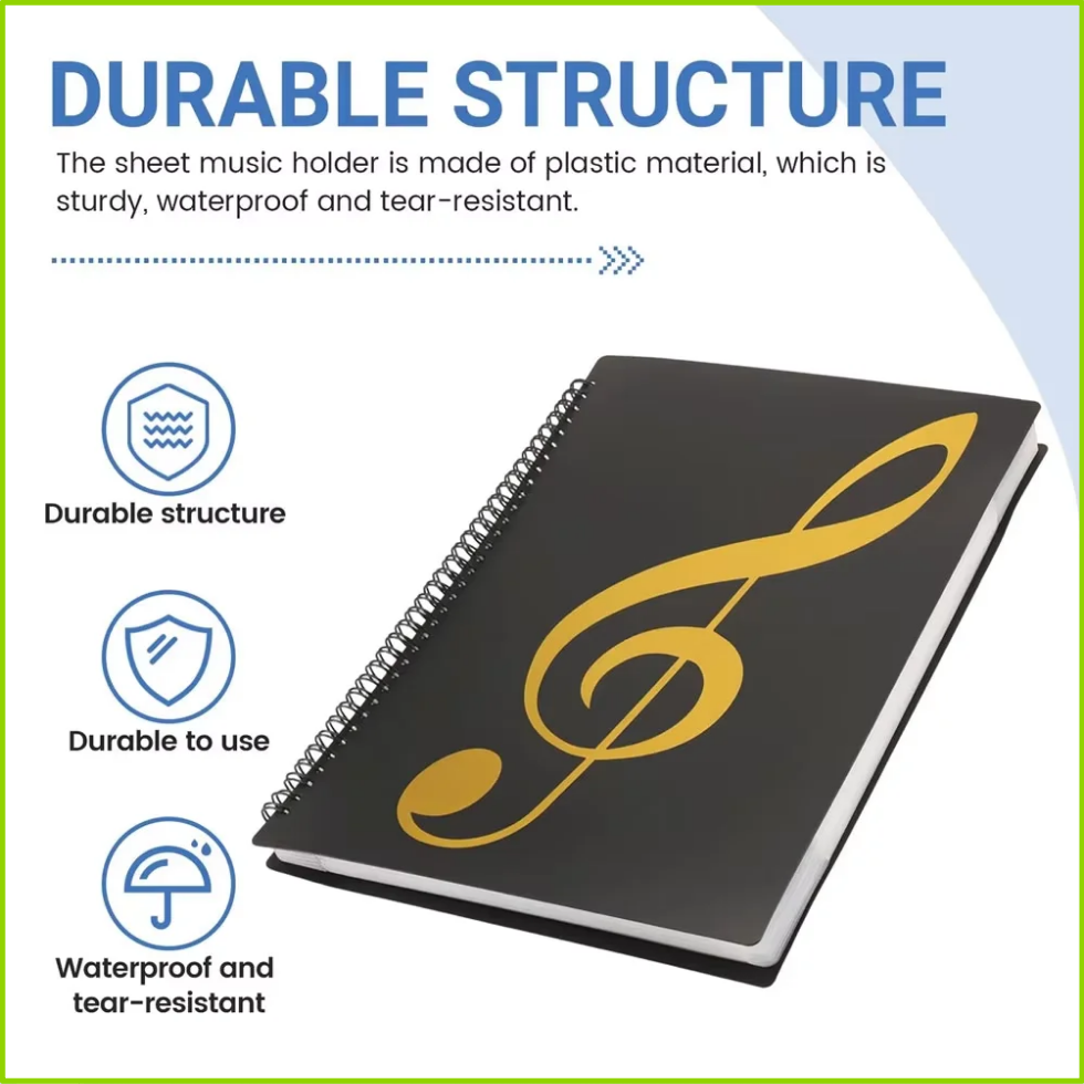 Flexible 40 Pages Piano Music  - Blank Sheet Music Notebook ulasan dan harga
