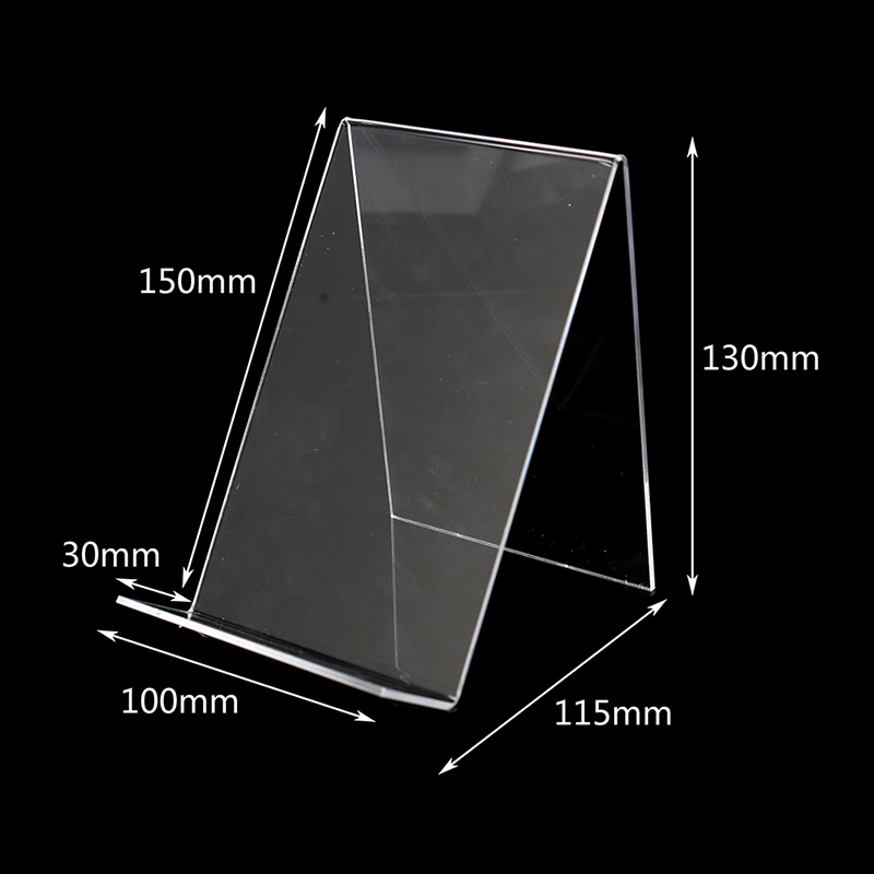 1pc Acrylic Book Display Stand - Clear Acrylic Book Stand Holder ulasan dan harga