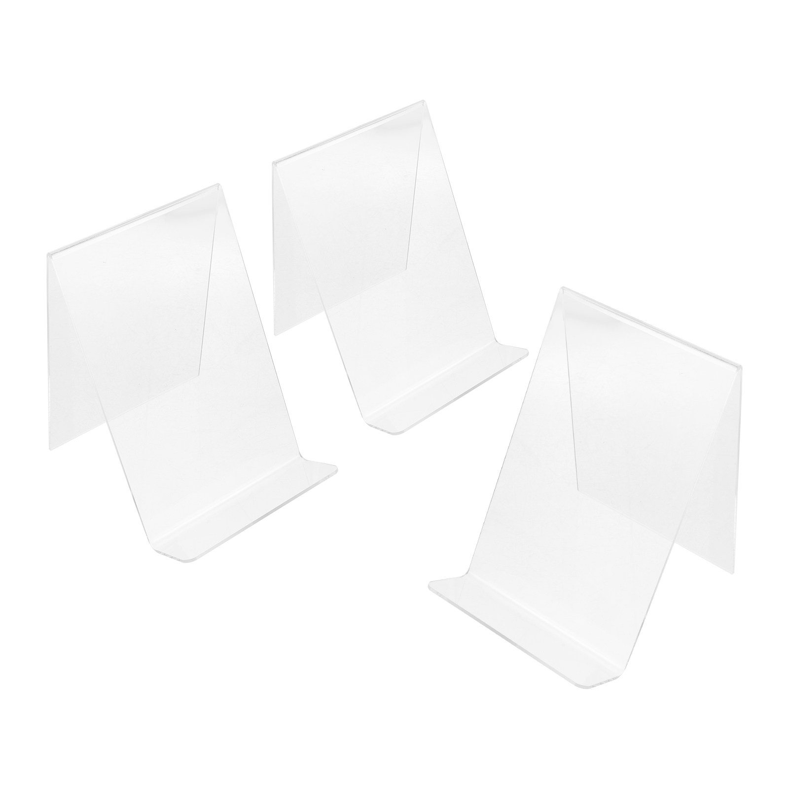 3Pcs Clear Acrylic Book Stand  - Clear Acrylic Book Stand Holder ulasan dan harga