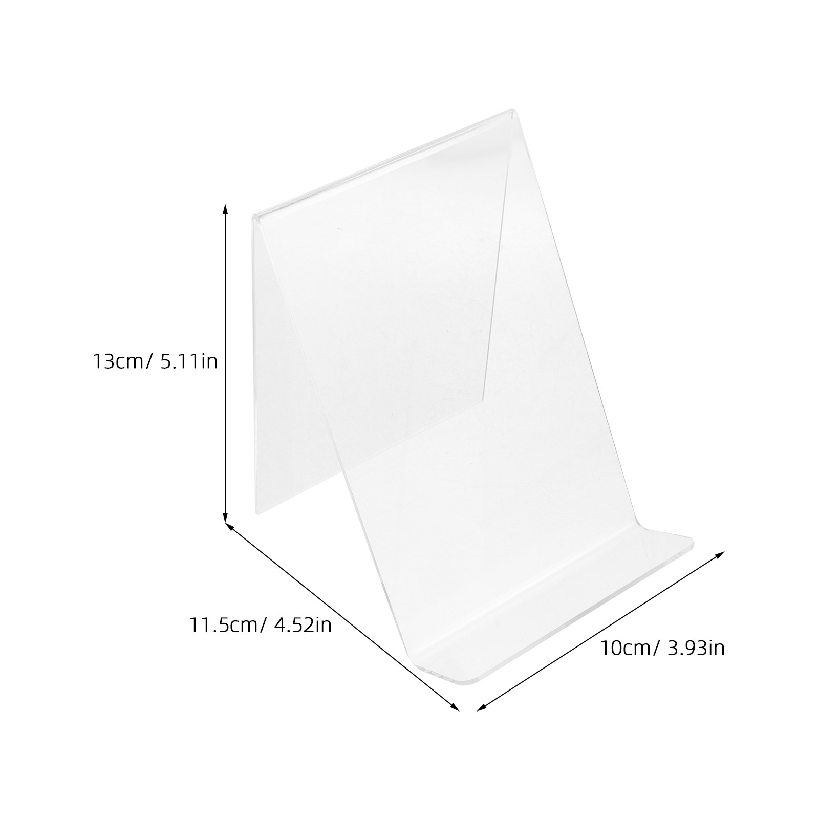 3Pcs Clear Acrylic Book Stand  - Clear Acrylic Book Stand Holder ulasan dan harga