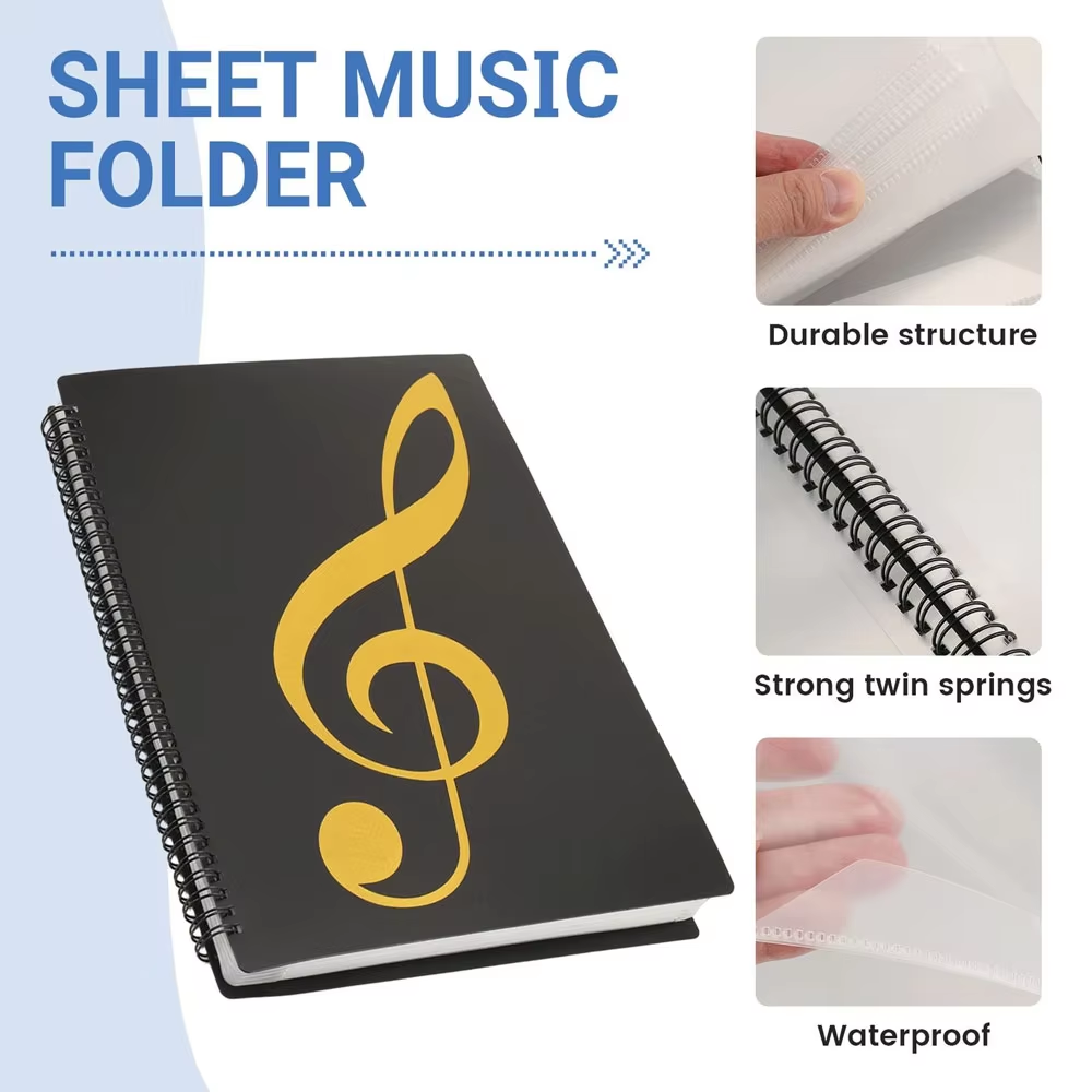 Flexible 40 Pages Piano Music  - Blank Sheet Music Notebook ulasan dan harga