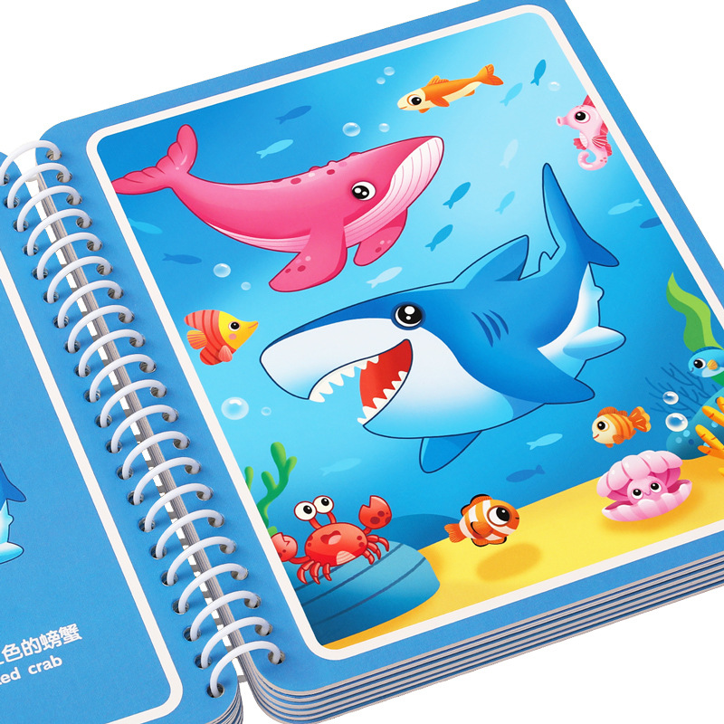 Magic Water Drawing Book for K - Reusable Water Magic Coloring Book ulasan dan harga